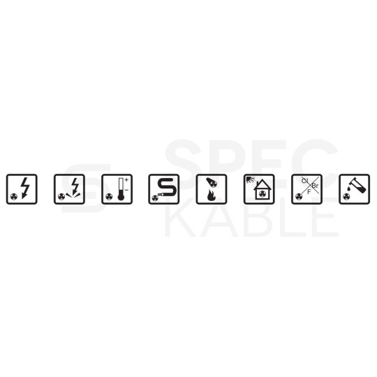 Kabel silikonowy SIHF 180°C 2x0,5mm2 ceglasty 300/500V ciepłoodporny bezhalogenowy linka TKD