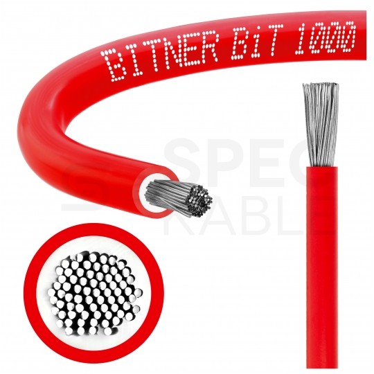 Kabel solarny BiT 1000 PV 1,0/1,5kV 4 czerwony LSOH Bitner