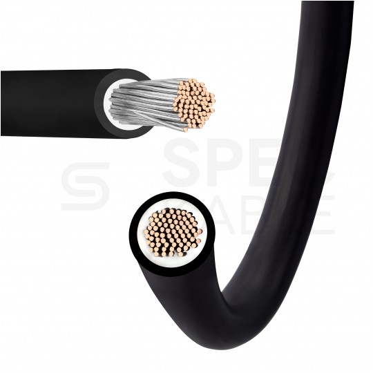 Kabel solarny ziemny SOLARFLEX-X H1Z2Z2-K 10mm2 jednożyłowy czarny 1,0/1,5kV zewnętrzny bezhalogenowy Dca linka Helukabel