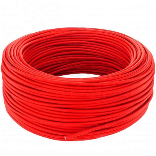 Kabel solarny ziemny SOLARFLEX-X H1Z2Z2-K 10mm2 jednożyłowy czerwony 1,0/1,5kV zewnętrzny bezhalogenowy Dca linka Helukabel
