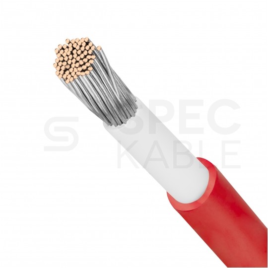 Kabel solarny ziemny SOLARFLEX-X H1Z2Z2-K 16mm2 jednożyłowy czerwony 1,0/1,5kV zewnętrzny bezhalogenowy Dca linka Helukabel