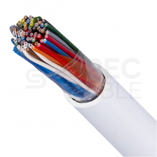 Kabel stacyjny parowany YTKSY 30x2x0,5mm2 biały 300V drut Bitner