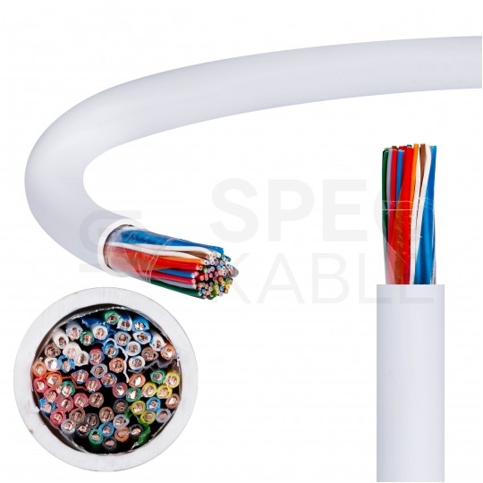 Kabel stacyjny parowany YTKSY 30x2x0,5mm2 biały 300V drut Bitner