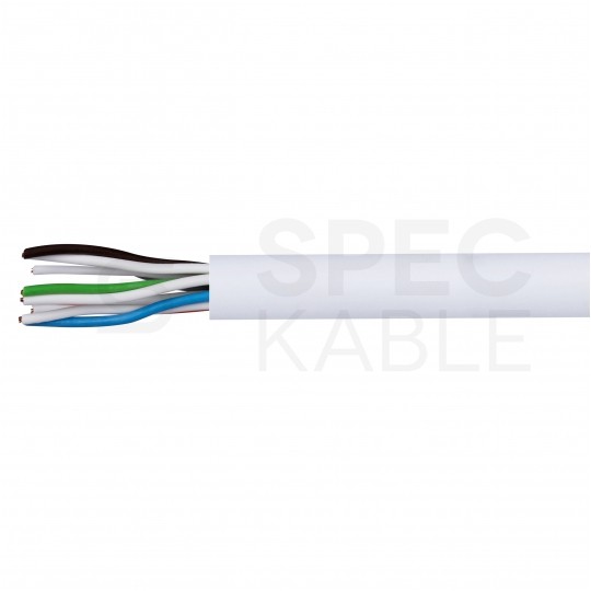 Kabel stacyjny parowany YTKSY 5x2x0,5mm2 biały 300V drut Elektrokabel