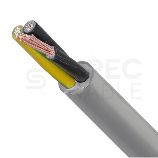 Kabel sterowniczy BiT 500 H 3x2,5mm2 szary 300/500V numerowany bezhalogenowy B2ca linka Bitner