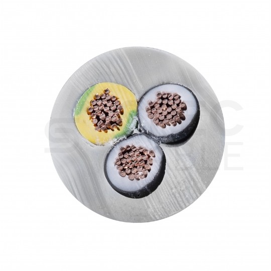 Kabel sterowniczy BiT 500 H 3x2,5mm2 szary 300/500V numerowany bezhalogenowy B2ca linka Bitner