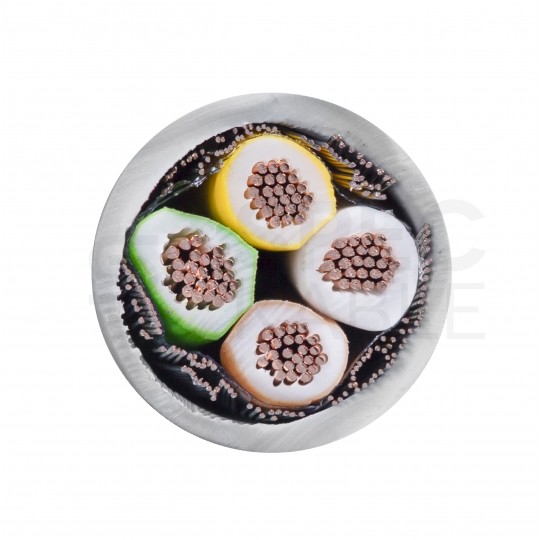 Kabel sterowniczy BiT LiHCH 4x0,75mm2 szary 300/300V ekranowany bezhalogenowy Dca linka Bitner