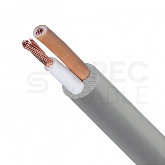 Kabel sterowniczy BiT LiHH 2x1mm2 szary 300/300V bezhalogenowy Dca linka Bitner