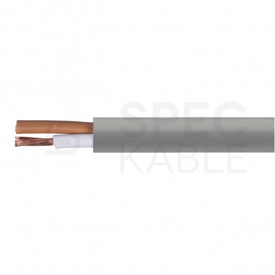 Kabel sterowniczy BiT LiHH 2x1mm2 szary 300/300V bezhalogenowy Dca linka Bitner