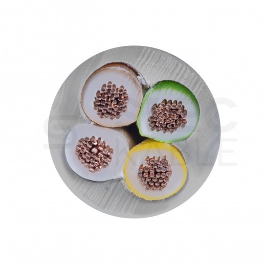 Kabel sterowniczy BiT LiHH 4x0,75mm2 szary 300/300V bezhalogenowy Dca linka Bitner