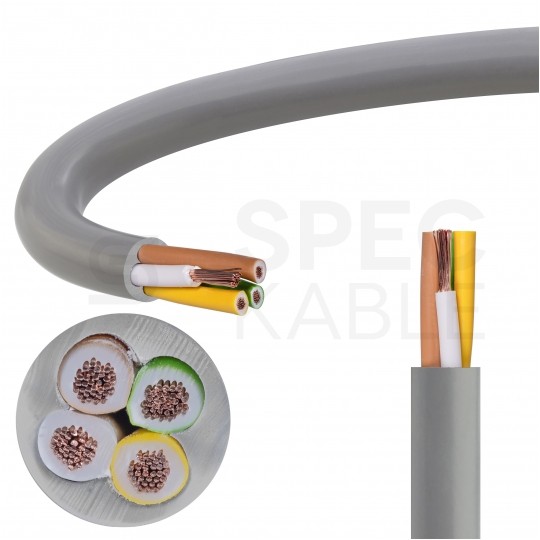 Kabel sterowniczy BiT LiHH 4x1mm2 szary 300/300V bezhalogenowy Dca linka Bitner