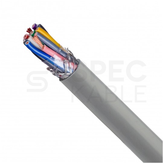 Kabel sterowniczy BiT LIYCY 10x1mm2 szary 300/300V ekranowany olejoodporny linka Bitner