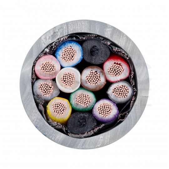 Kabel sterowniczy BiT LIYCY 10x1mm2 szary 300/300V ekranowany olejoodporny linka Bitner