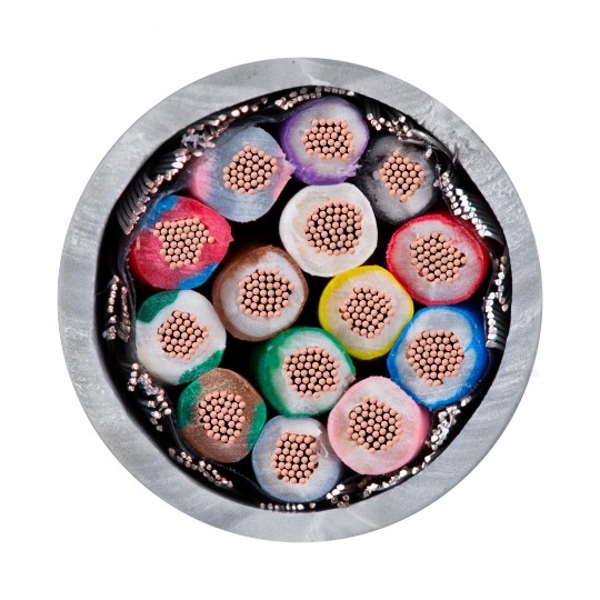 Kabel sterowniczy BiT LIYCY 14x1mm2 szary 300/300V ekranowany olejoodporny linka Bitner