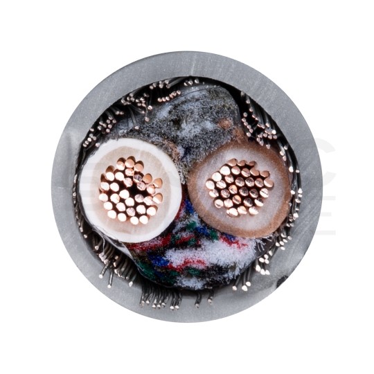 Kabel sterowniczy BiT LIYCY 2x0,75mm2 szary 300/300V ekranowany olejoodporny linka Bitner