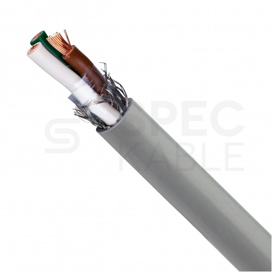 Kabel sterowniczy BiT LIYCY 3x1,5mm2 szary 300/300V ekranowany olejoodporny linka Bitner