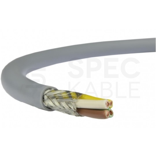 Kabel sterowniczy BiT LIYCY 4x1mm2 szary 300/300V ekranowany olejoodporny linka Bitner