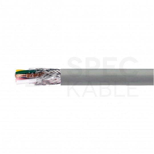 Kabel sterowniczy BiT LIYCY 6x0,5mm2 szary 300/300V ekranowany olejoodporny linka Bitner