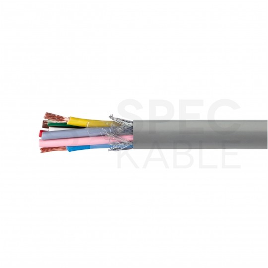 Kabel sterowniczy BiT LIYCY 8x0,5mm2 szary 300/300V ekranowany olejoodporny linka Bitner