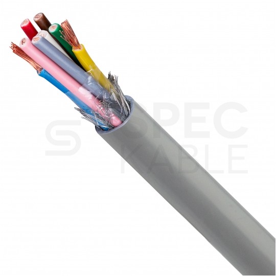 Kabel sterowniczy BiT LIYCY 8x1mm2 szary 300/300V ekranowany olejoodporny linka Bitner