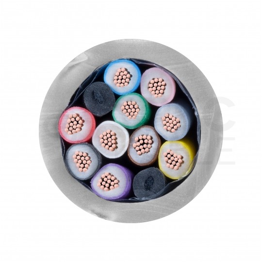 Kabel sterowniczy BiT LIYY 10x0,5mm2 szary 300/300V olejoodporny linka Bitner