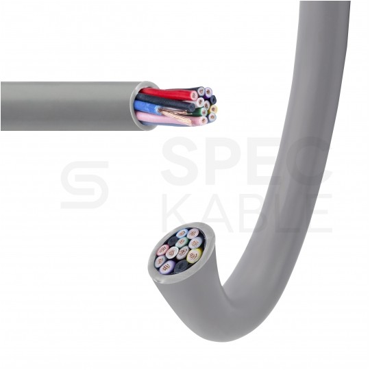 Kabel sterowniczy BiT LIYY 10x0,5mm2 szary 300/300V olejoodporny linka Bitner