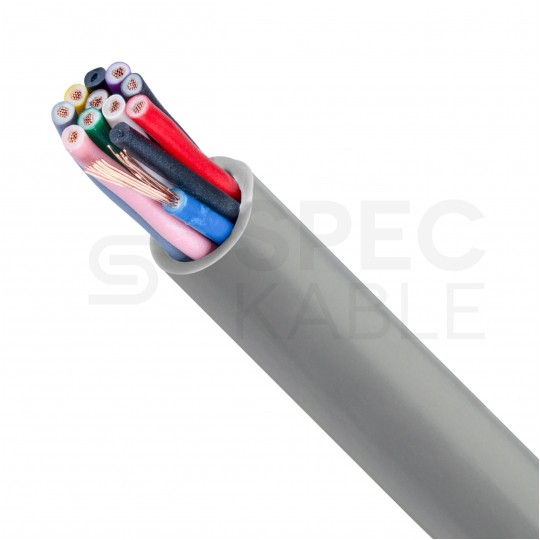 Kabel sterowniczy BiT LIYY 10x0,5mm2 szary 300/300V olejoodporny linka Bitner