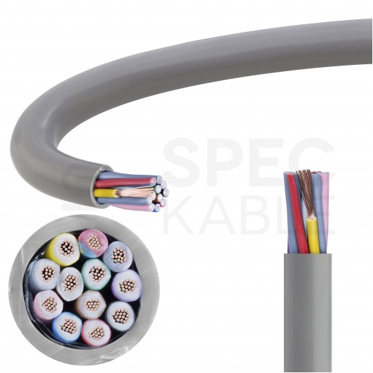 Kabel sterowniczy BiT LIYY 12x0,5mm2 szary 300/300V olejoodporny linka Bitner