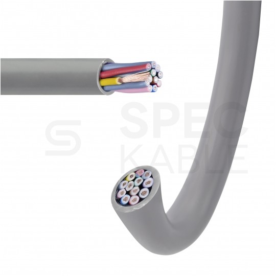 Kabel sterowniczy BiT LIYY 12x0,5mm2 szary 300/300V olejoodporny linka Bitner