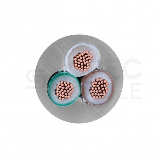 Kabel sterowniczy BiT LIYY 3x0,75mm2 szary 300/300V olejoodporny linka Bitner