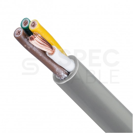 Kabel sterowniczy BiT LIYY 4x0,5mm2 szary 300/300V olejoodporny linka Bitner