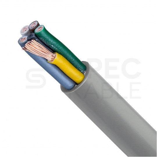 Kabel sterowniczy BiT LIYY 5x0,75mm2 szary 300/300V olejoodporny linka Bitner