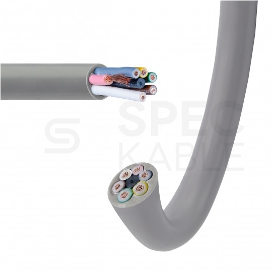 Kabel sterowniczy BiT LIYY 6x1mm2 szary 300/300V olejoodporny linka Bitner