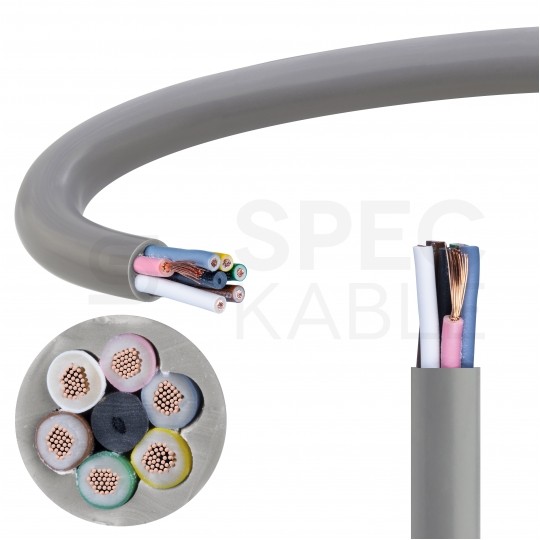 Kabel sterowniczy BiT LIYY 6x1mm2 szary 300/300V olejoodporny linka Bitner
