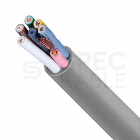 Kabel sterowniczy BiT LIYY 6x1mm2 szary 300/300V olejoodporny linka Bitner