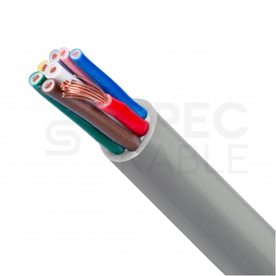 Kabel sterowniczy BiT LIYY 8x0,5mm2 szary 300/300V olejoodporny linka Bitner