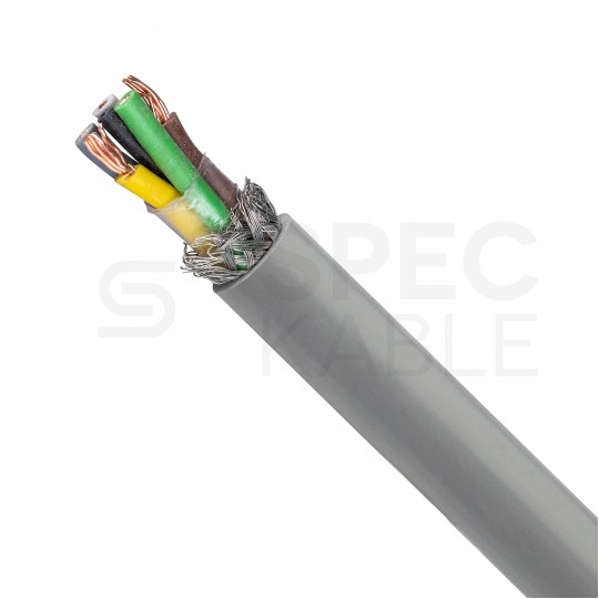 Kabel sterowniczy ELITRONIC-CY LIYCY 12x0,14mm2 szary 250/350V ekranowany olejoodporny linka TKD
