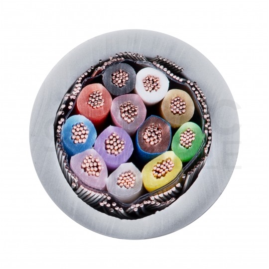 Kabel sterowniczy ELITRONIC-CY LIYCY 12x0,14mm2 szary 250/350V ekranowany olejoodporny linka TKD