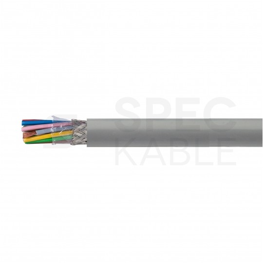 Kabel sterowniczy ELITRONIC-CY LIYCY 18x0,75mm2 szary 250/500V ekranowany olejoodporny linka TKD