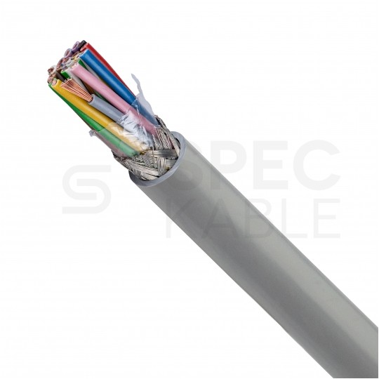 Kabel sterowniczy ELITRONIC-CY LIYCY 18x0,75mm2 szary 250/500V ekranowany olejoodporny linka TKD