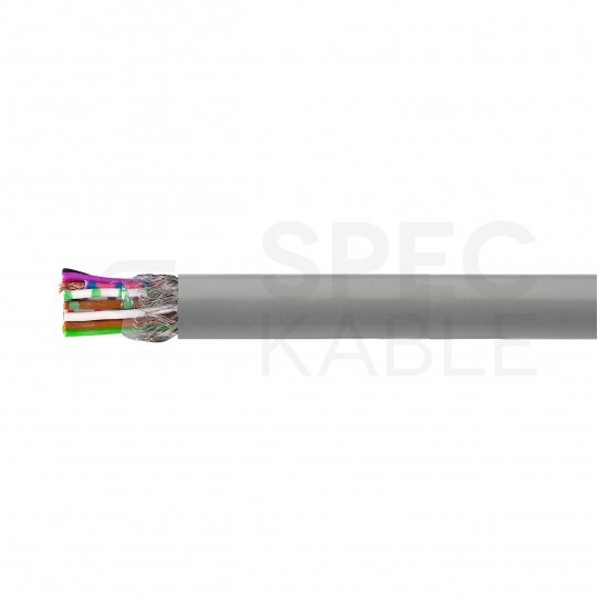 Kabel sterowniczy ELITRONIC-CY LIYCY 20x0,5mm2 szary 250/500V ekranowany olejoodporny linka TKD