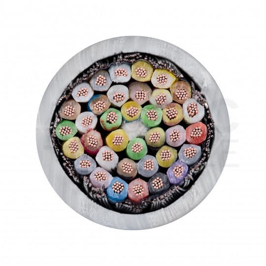 Kabel sterowniczy ELITRONIC-CY LIYCY 36x0,25mm2 szary 250/500V ekranowany olejoodporny linka TKD