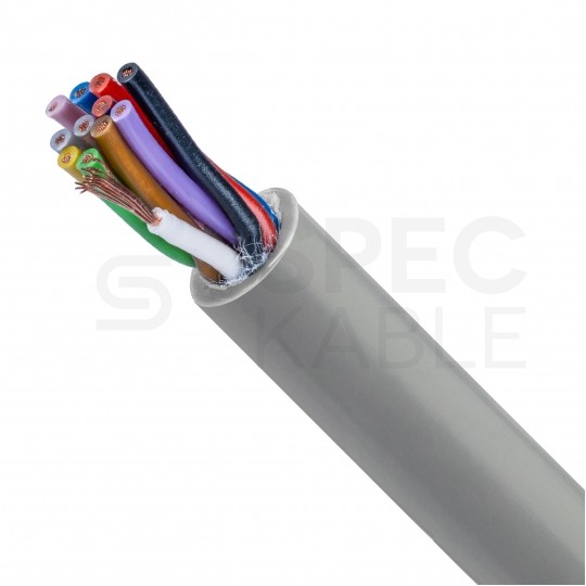 Kabel sterowniczy ELITRONIC LIYY 12x0,14mm2 szary 250/350V olejoodporny linka TKD