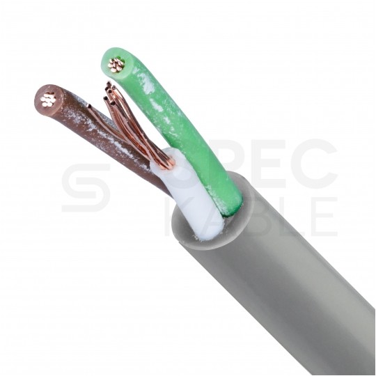 Kabel sterowniczy ELITRONIC LIYY 3x0,14mm2 szary 250/350V olejoodporny linka TKD