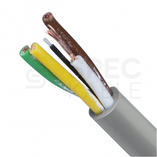 Kabel sterowniczy ELITRONIC LIYY 4x0,34mm2 szary 250/500V olejoodporny linka TKD