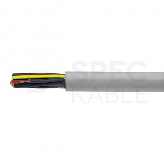 Kabel sterowniczy JZ-500 12x0,75mm2 szary 300/500V numerowany olejoodporny linka Helukabel