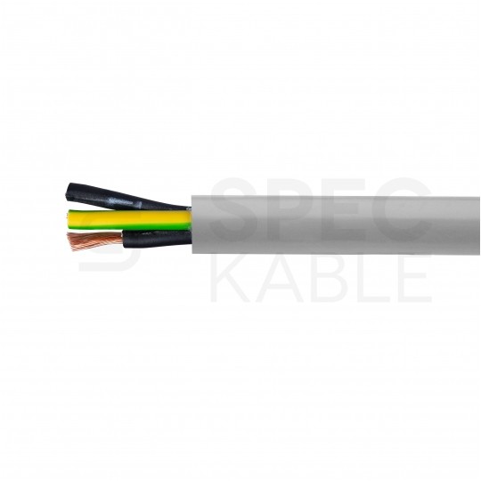 Kabel sterowniczy JZ-500 3x0,75mm2 szary 300/500V numerowany olejoodporny linka Helukabel