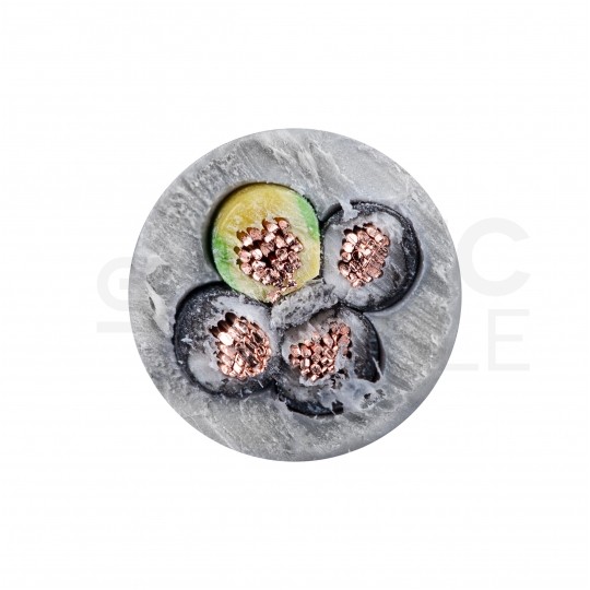 Kabel sterowniczy JZ-500 4x0,75mm2 szary 300/500V numerowany olejoodporny linka Helukabel