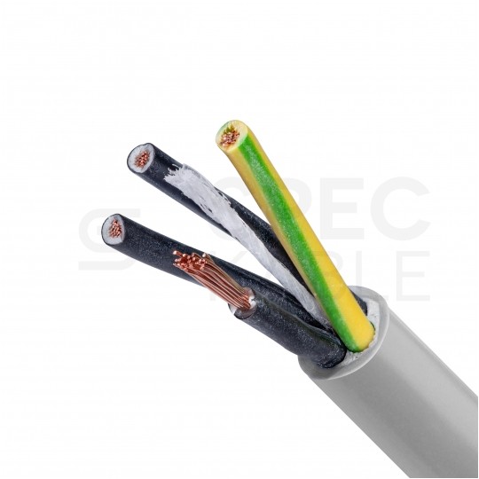 Kabel sterowniczy JZ-500 4x2,5mm2 szary 300/500V numerowany olejoodporny linka Helukabel