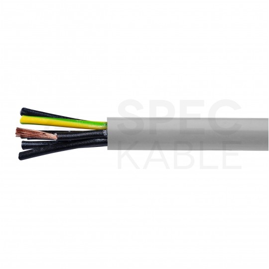 Kabel sterowniczy JZ-500 7x0,75mm2 szary 300/500V numerowany olejoodporny linka Helukabel